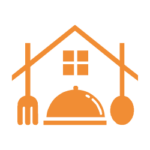 Signet des Reutlinger Küchenstudios: Haus mit Besteck